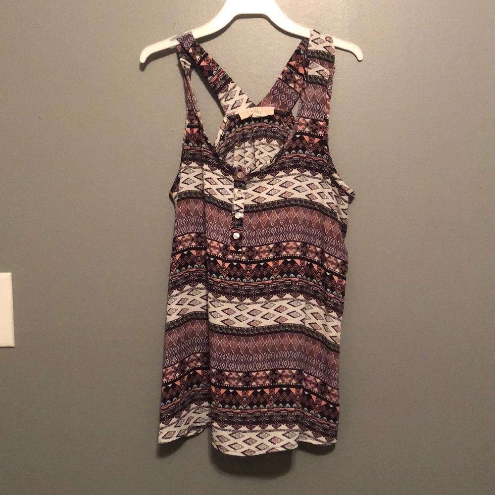 Tribal print tank top